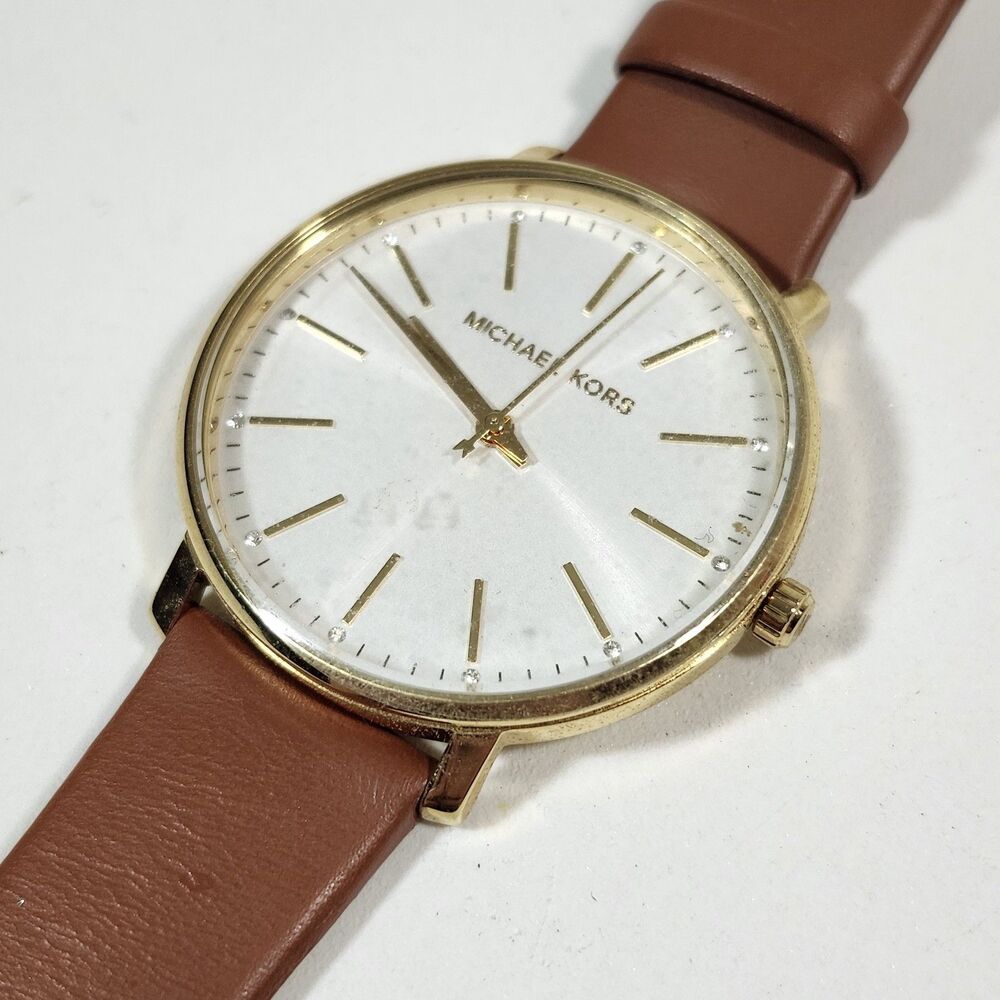 Michael Kors Wrist Watch Pyper 38mm MK2740 Gold Stainless Steel Womens Brown